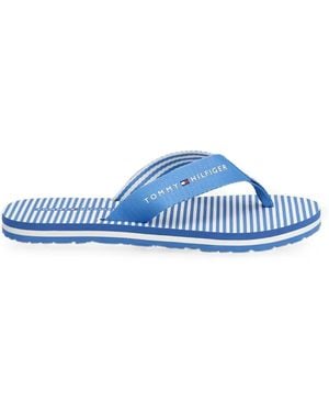 Tommy Hilfiger Chanclas Ithaca A Rayas - Azul