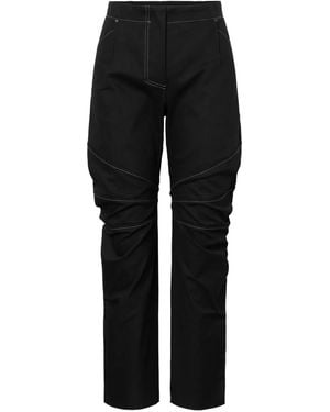 Elena Velez Jeans im Schichtdesign - Schwarz