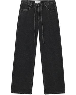 Rag & Bone Vaqueros Con Cintura Con Cordones - Negro