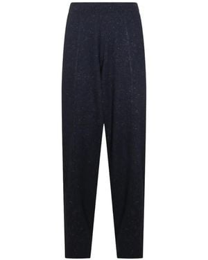 Fabiana Filippi Flecked Knit Trousers - Blue