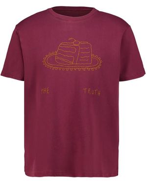 BAZISZT Embroidered Cotton T-Shirt