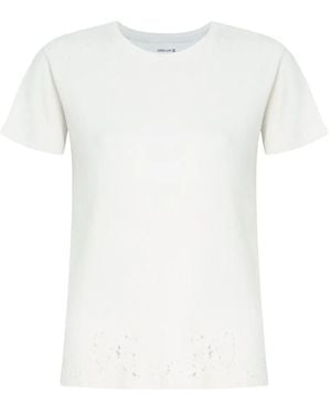 Osklen Laser-Cut Detail T-Shirt - White