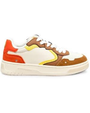 Scotch & Soda Zapatillas De Paneles Con Perforaciones - Neutro