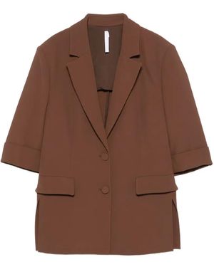 Imperial Short-Sleeve Jacket - Brown