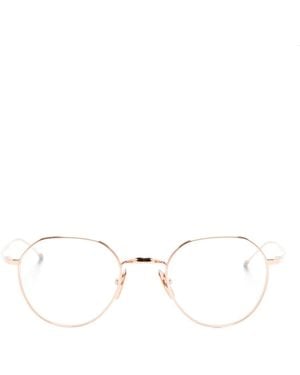 Thom Browne Lunettes De Vue À Monture Ronde - Natural