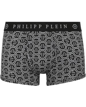 Philipp Plein プリント ボクサーパンツ - ブラック