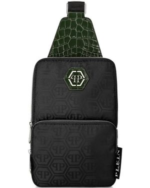 Philipp Plein Monogram Backpack - Black