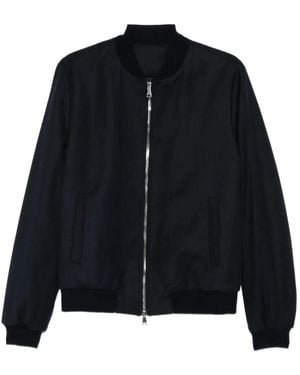 Costumein ジップアップ ボンバージャケット - ブラック
