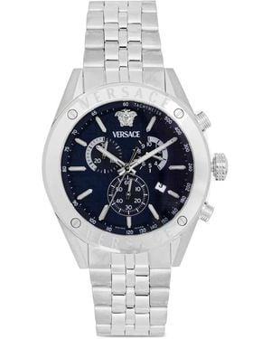 Versace Link-Bracelet 44Mm Watch - Blue