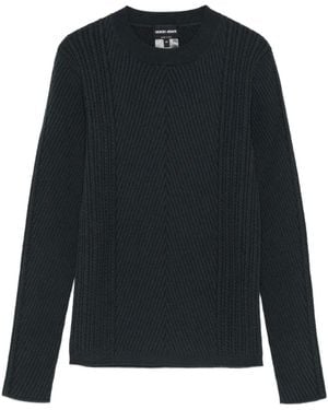 Giorgio Armani Jersey de punto de ochos - Negro