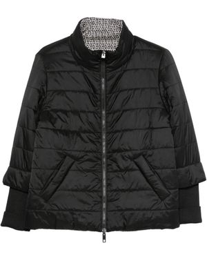 Betty Barclay Quilted-Pattern Puffer Jacket - Black