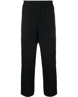 Y-3 Mid-Rise Straight-Leg Pants - Black