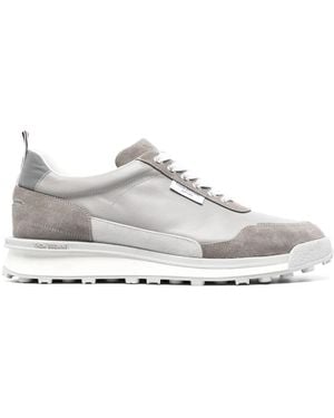 Thom Browne Vitello Calf Alumni Trainers - White
