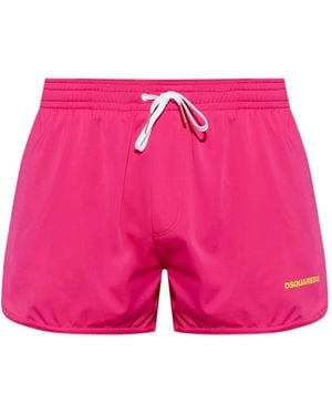 DSquared² Costume Da Bagno Con Coulisse - Rosa