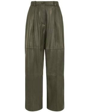 P.A.R.O.S.H. Pleated Trousers - Green