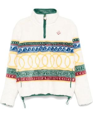CASABLANCA Les Anneaux Pullover - Weiß