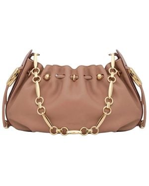 Zimmermann Halcyon Leather Clutch - Brown