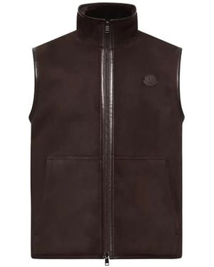 Moncler Rysfen Reversible Down Vest - Brown