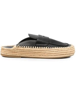 Paloma Barceló Mules Belinda En Cuir - White