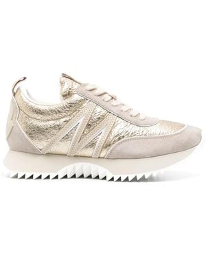 Moncler Pacey Leather Trainers - White