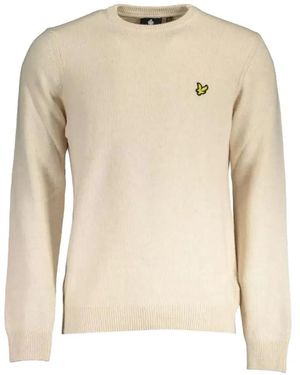 Lyle & Scott Logo-Detail Jumper - Natural