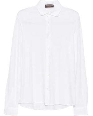 FILIPPO DE LAURENTIIS Long-Sleeve Button-Up Shirt - White