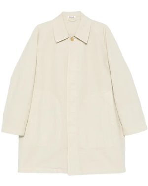 AURALEE Collared Coat - White