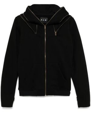 P.L.N. Long-Sleeve Hoodie - Black