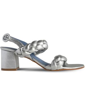 Blue Bird Shoes Sandali Con Cinturini Intrecciati - Bianco