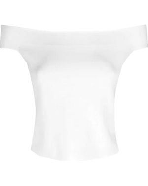 Jonathan Simkhai Off-Shoulder Top - White