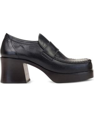 Marni Mocasines Con Plataforma - Negro