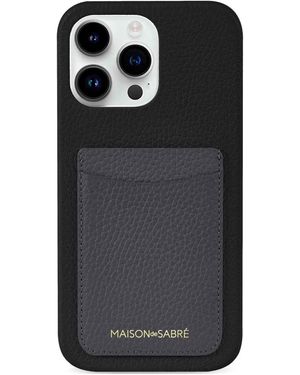 Maison De Sabre Card-Slot Iphone 14 Pro Case - Black