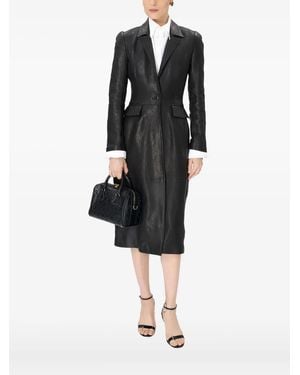 Marine Serre Moonogram Coat - Black