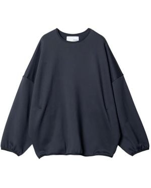 Yoshio Kubo Drop-Shoulder Sweatshirt - Blue