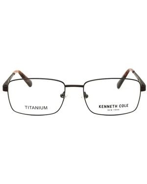 Kenneth Cole Titanium Rectangle-Frame Glasses - White