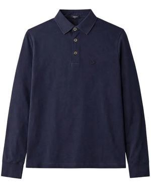 Tombolini Polo À Manches Longues - Bleu
