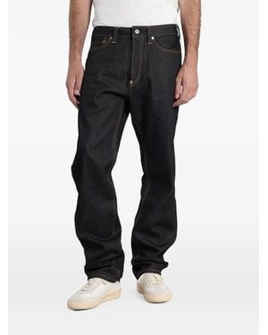 Evisu Seagull-Print Jeans - Black