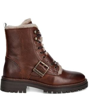 Barbour Pendle Leather Boots - Brown