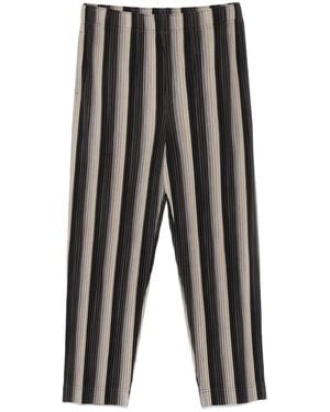Homme Plissé Issey Miyake Rb Stripes 2 パンツ - グレー