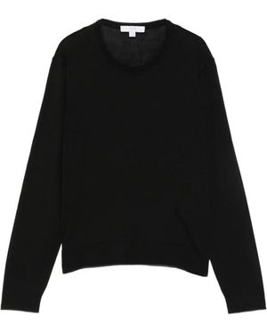Malo Top Con Costuras - Negro