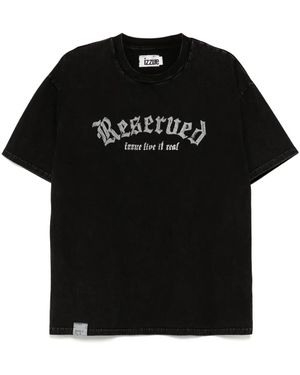 Izzue Printed T-Shirt - Black