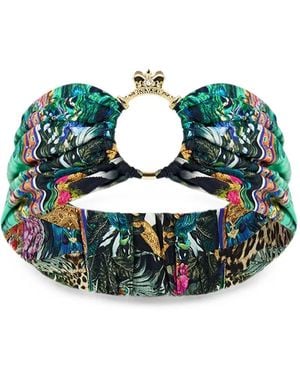 CAMILLA Serre-Tête Animal Alchemy - Green