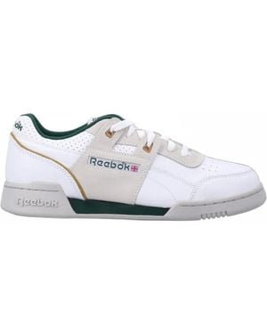 Reebok Sneakers Workout Plus Con Inserti Traforati - Bianco