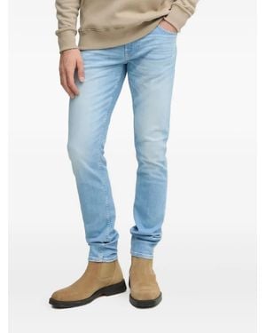 Guess Triangle-Logo Jeans - Blue