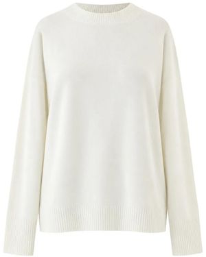 SOLOTRE Ribbed-Knit Crew-Neck Sweater - White
