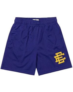 Eric Emanuel Logo Mesh Shorts - Blue