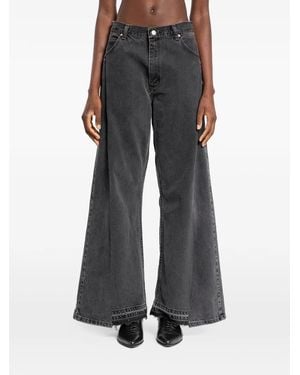 E.L.V. Denim Freya Frayed Jeans - Black