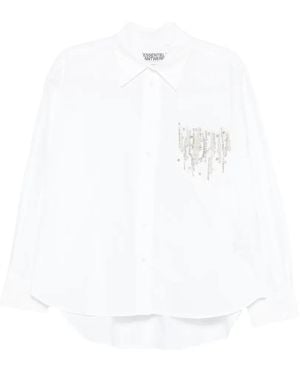Essentiel Antwerp Embellished Pocket Shirt - White