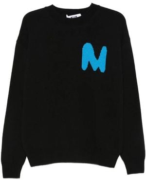 MSGM ロゴ セーター - ブラック