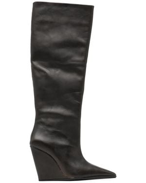 Senso Hendrick Ii 100Mm Wedge Boots - Black